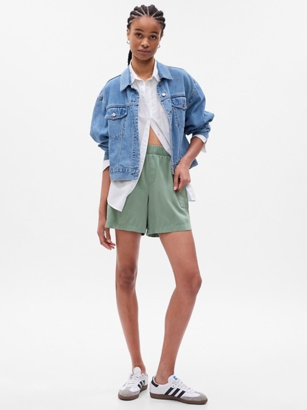 Gap Off-Duty Cargo Khaki Shorts in Sage